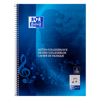 Oxford libreta de música A4 con espiral 50 hojas 384405014 260070
