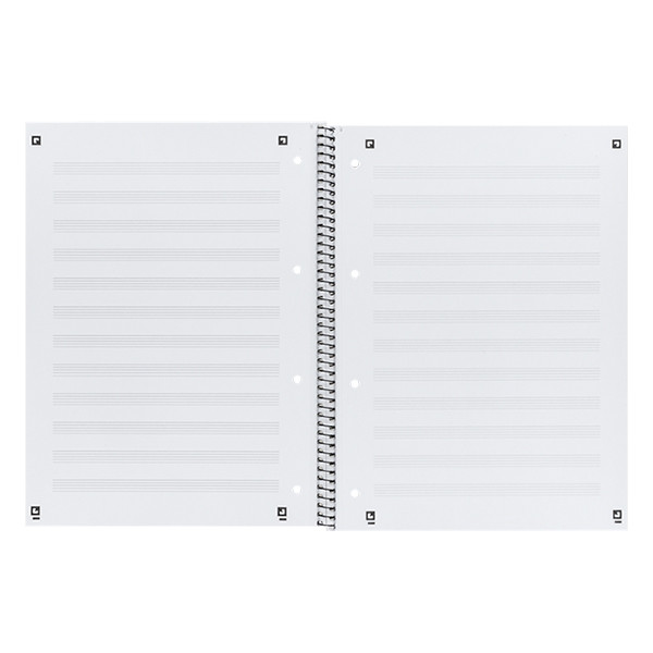 Oxford libreta de música A4 con espiral 50 hojas 384405014 260070 - 3