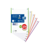 Oxford recambio Papel archivador A4 cuadrícula 5mm 90g 120 hojas colores 427406 - 1