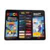 POSCA PC-1MC/PC-3M/PC-5M pack de rotuladores de pintura manga (20 unidades) 425422 - 1