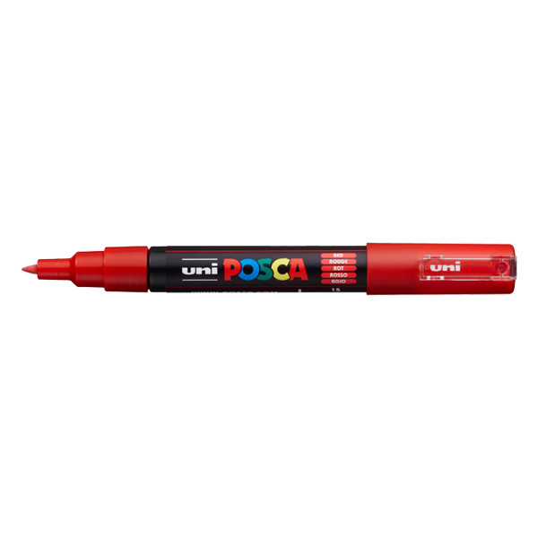 posca pc-1mc rotulador rojo 07 - 1 mm conico