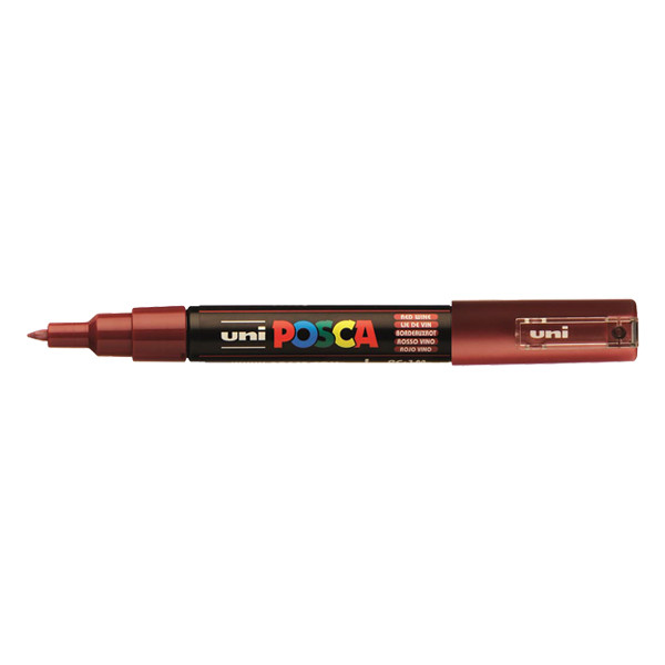 POSCA PC-1MC rotulador rojo vino (0,7 - 1 mm cónico)