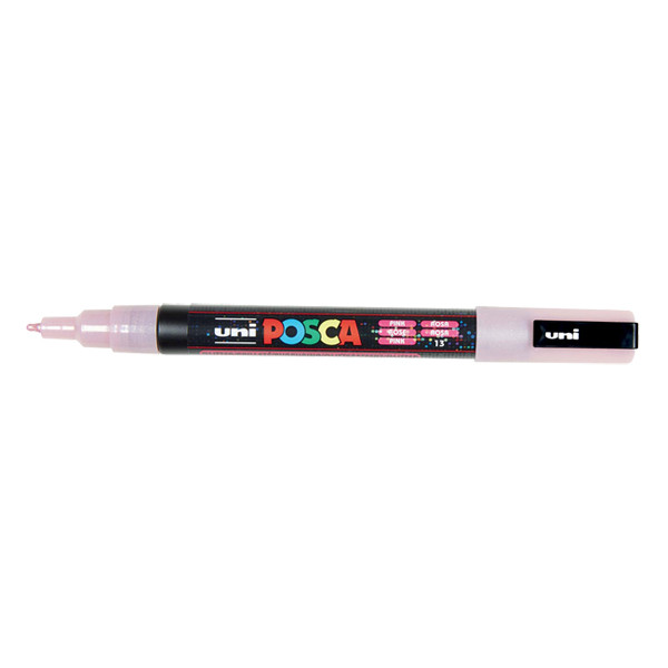 POSCA PC-3ML rotulador purpurina rosa brillante (0,9 - 1,3 mm redondo) PC3MLRE 424118 - 1