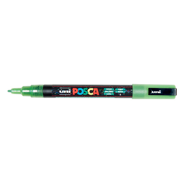 POSCA PC-3ML rotulador purpurina verde (0,9 - 1,3 mm redondo) PC3MLVF 424119 - 1