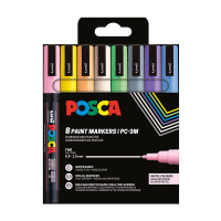 POSCA PC-3M rotulador (0,9 - 1,3 mm redondo) | Pack 8 uds 424110