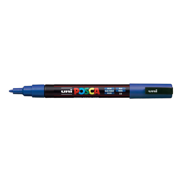 POSCA PC-3M rotulador azul (0,9 - 1,3 mm redondo) PC3MBF 424075 - 1