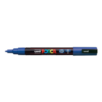 POSCA PC-3M rotulador azul (0,9 - 1,3 mm redondo) PC3MBF 424075