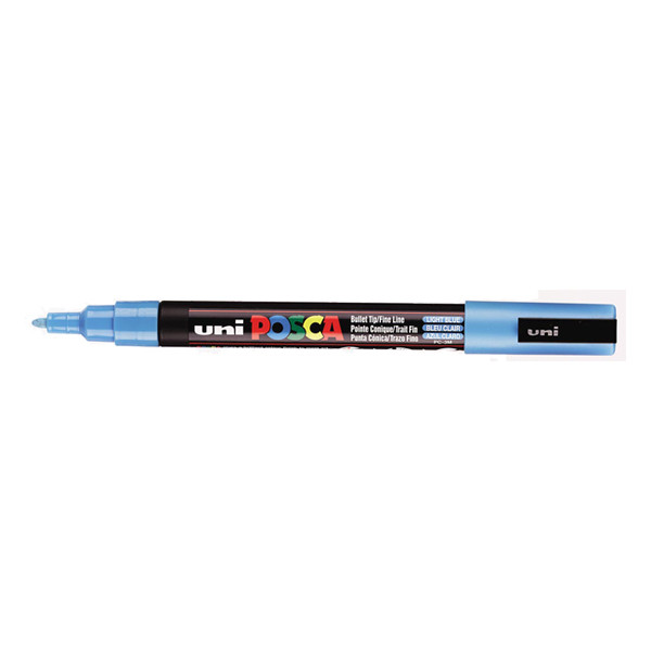 POSCA PC-3M rotulador azul claro (0,9 - 1,3 mm redondo) PC3MBC 424072 - 1