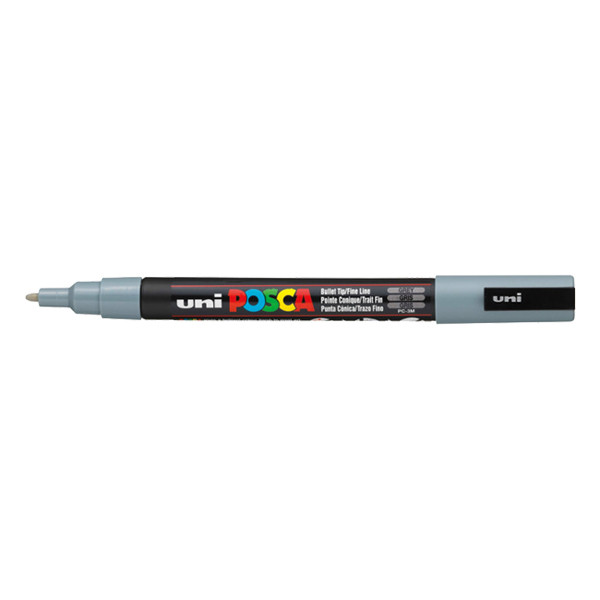 POSCA PC-3M rotulador gris (0,9 - 1,3 mm redondo) PC3MG 424080 - 1