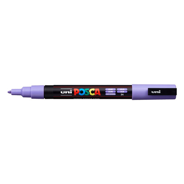 POSCA PC-3M rotulador lila (0,9 - 1,3 mm redondo) PC3ML 424085 - 1