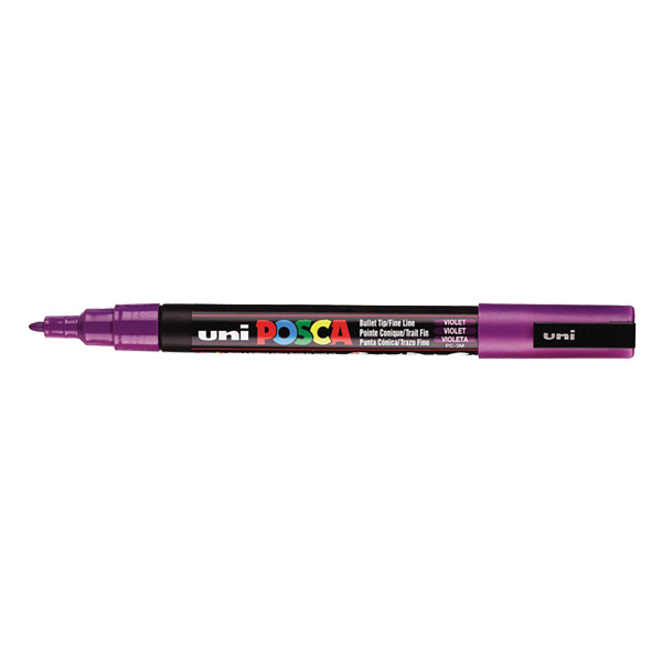 POSCA PC-3M rotulador morado (0,9 - 1,3 mm redondo)