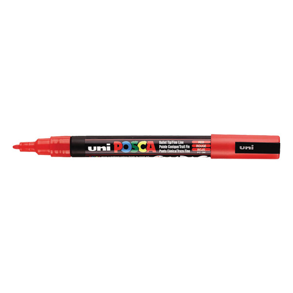 POSCA PC-3M rotulador rojo (0,9 - 1,3 mm redondo) PC3MR 424094 - 1