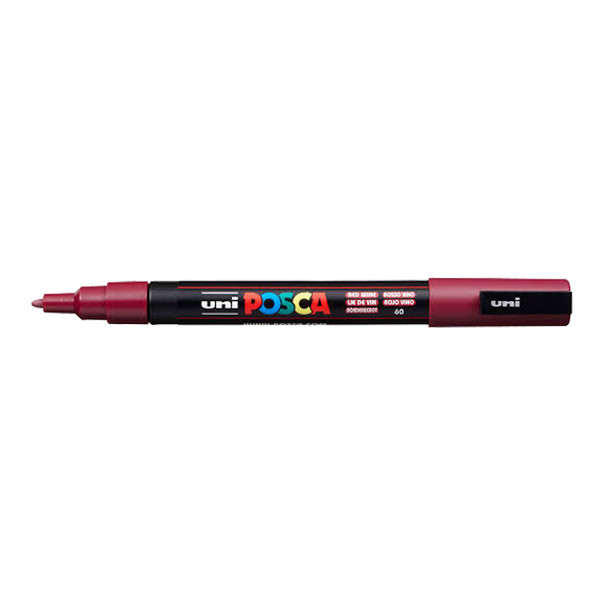 POSCA PC-3M rotulador rojo vino (0,9 - 1,3 mm redondo) PC3MLV 424087 - 1