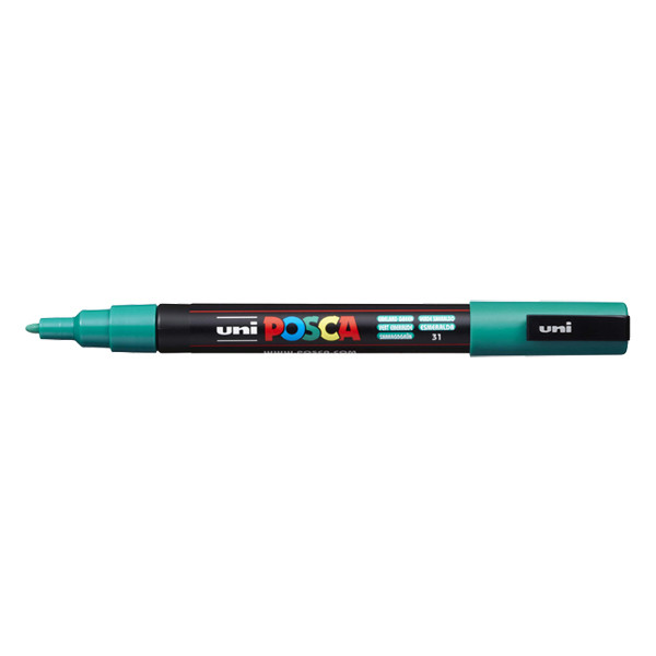 POSCA PC-3M rotulador verde esmeralda (0,9 - 1,3 mm redondo)
