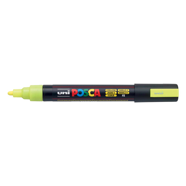 ROTULADOR NO PERMANENTE TRAZO 1,8MM A 2,5MM POSCA PC5M AMARILLO — Cartabon