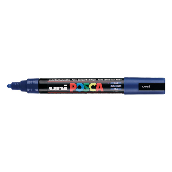POSCA PC-5M rotulador azul oscuro (1,8 - 2,5 mm redondo)