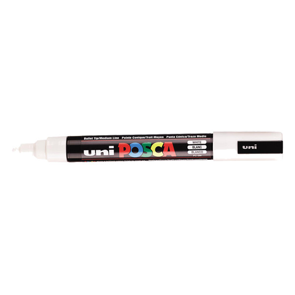 POSCA PC-5M rotulador blanco (1,8 - 2,5 mm redondo) PC5MBL 424130 - 1