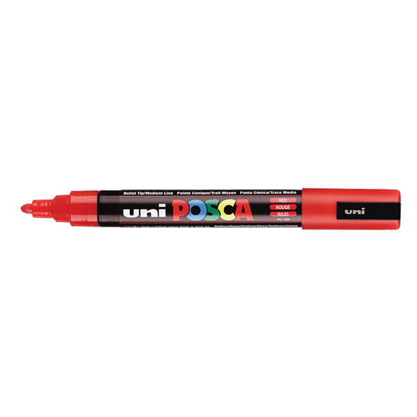 POSCA PC-5M rotulador rojo (1,8 - 2,5 mm redondo) PC5MR 424150 - 1