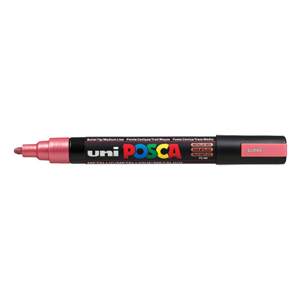 POSCA PC-5M rotulador rojo metalizado (1,8 - 2,5 mm redondo)