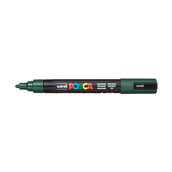 POSCA PC-5M rotulador verde inglés (punta redonda de 1,8 - 2,5 mm) 425413 - 1