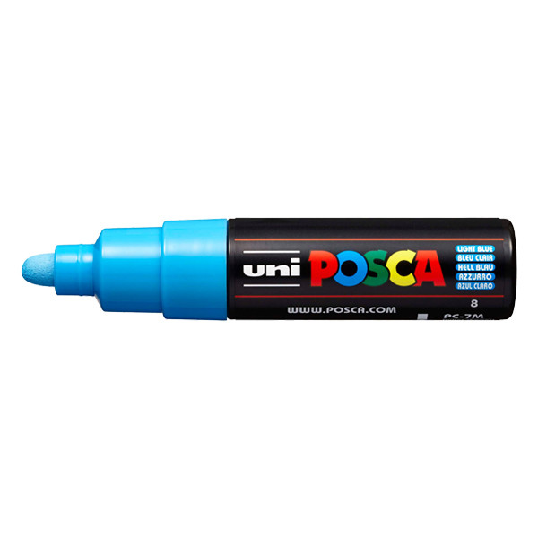 POSCA PC-7M rotulador azul claro (4.5 - 5,5 mm redondo) PC7MBC 424175 - 1