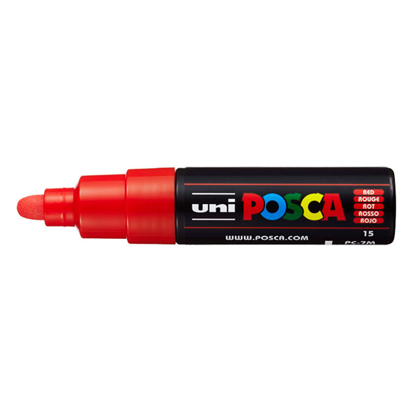 POSCA PC-7M rotulador rojo (4.5 - 5,5 mm redondo) PC7MR 424184 - 1