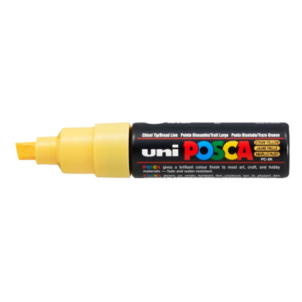 POSCA PC-8K rotulador amarillo paja (8 mm cincel)