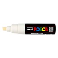 POSCA PC-8K rotulador blanco (8 mm cincel) PC8KBL 424198