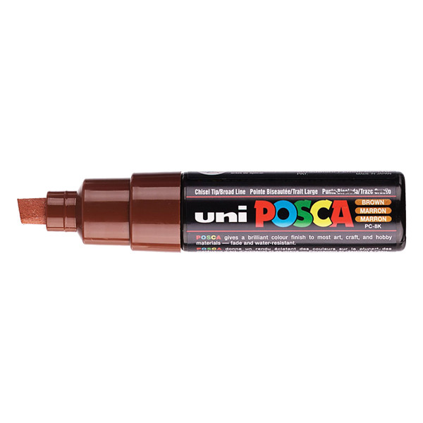 POSCA PC-8K rotulador marron (8 mm cincel)