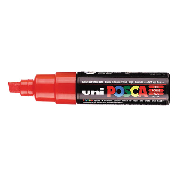 POSCA PC-8K rotulador rojo (8 mm cincel)