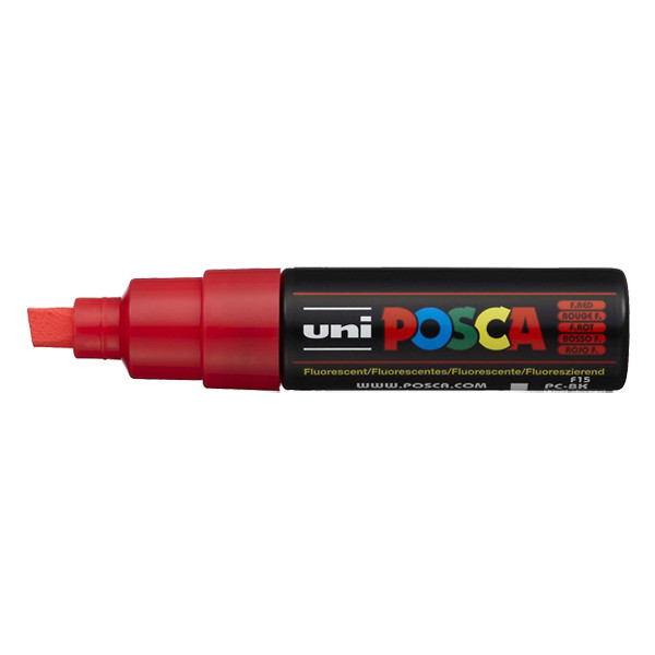 POSCA PC-8K rotulador rojo fosforescente (8 mm cincel)