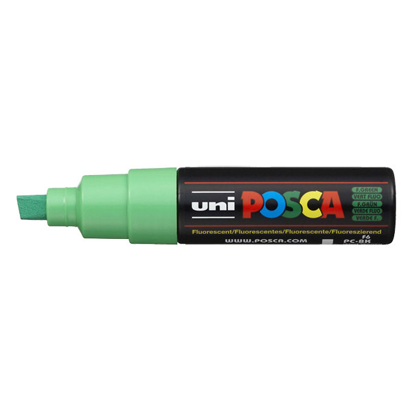 POSCA PC-8K rotulador verde fosforescente (8 mm cincel)