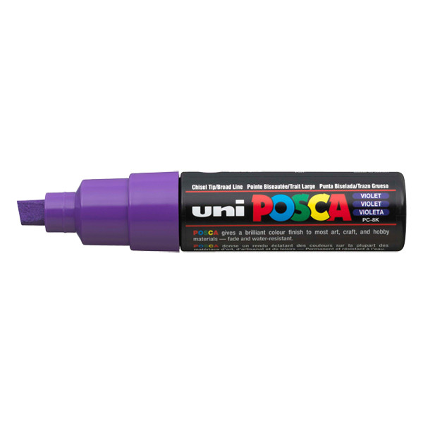 POSCA PC-8K rotulador violeta (8 mm cincel)