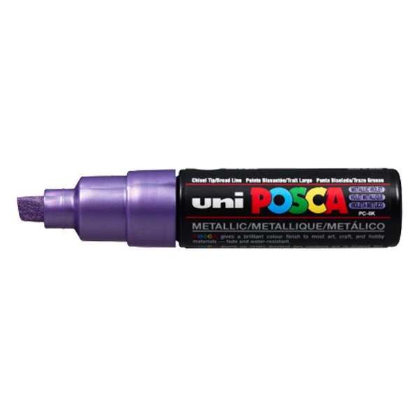POSCA PC-8K rotulador violeta metalico (8 mm cincel)