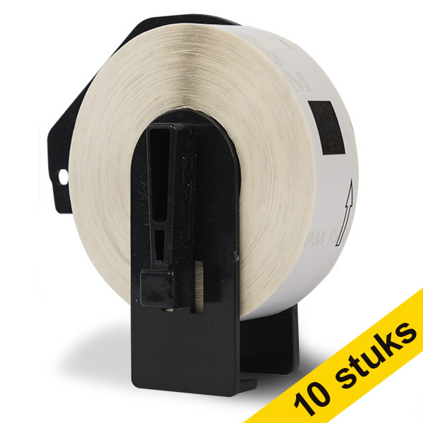 Pack: 10x 123tinta etiquetas multifuncionales (sustituyen a la Brother DK-11204) 653062 - 1