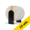 Pack: 10x Brother DK-11209 etiquetas de dirección pequeñas (marca 123tinta)  650516
