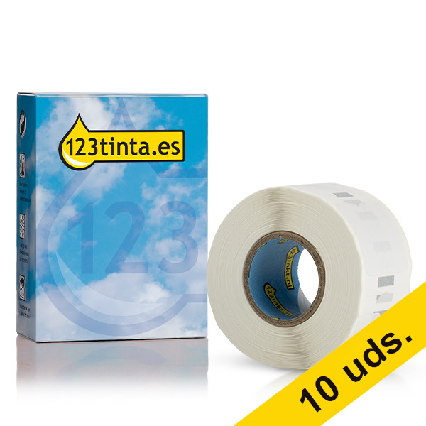 Pack: 10x Dymo S0722530 / 11353 etiquetas multifuncionales (marca 123tinta) nueva versión 650893 Pack: 10x Dymo S0722530 / 11353 etiquetas multifuncionales (marca 123tinta) nueva versión 650893 - 1