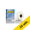 Pack: 10x Dymo S0722550/11355 etiquetas multifunción extraíbles (marca 123tinta)