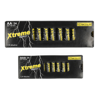Pack: 123tinta Xtreme Power AA + AAA (2x 24 pilas) 121122