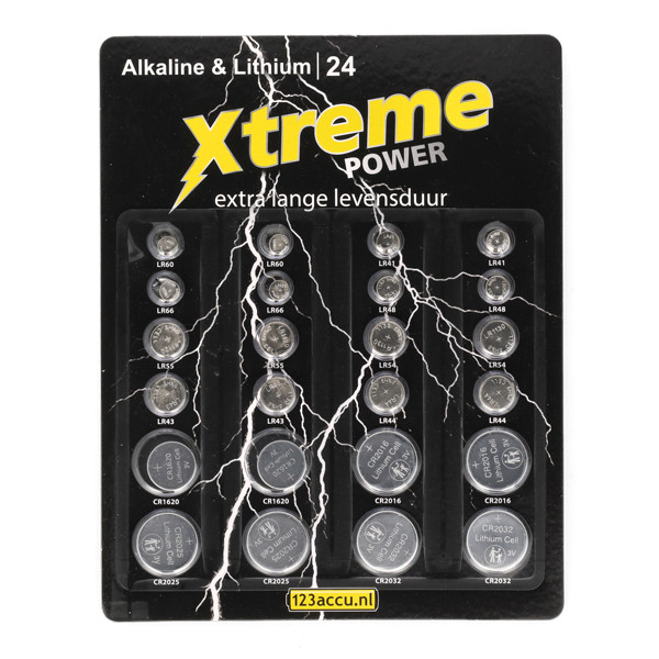 Pack: 123tinta Xtreme Power pilas de botón ADR00048 - 1