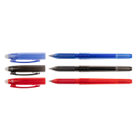 Pack: 3 bolígrafos borrables de 123tinta (azul, negro y rojo)