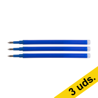 Pack: 3x 123tinta Recambio de bolígrafo borrable azul (3 unidades)  301241