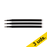 Pack: 3x 123tinta Recambio de bolígrafo borrable negro (3 unidades)  301242