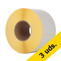Pack: 3x Zebra Z-Perform 1000D (3007096-T) Etiqueta 102 x 152 mm (1 rollo) (marca 123tinta) 3007096-TC 650740