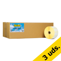 Pack: 3x Zebra Z-Select 2000D (800262-125) etiquetas 57 x 32 mm (12 rollos) (marca 123tinta) 800262-125C 650712