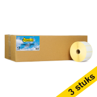 Pack: 3x Zebra Z-Select 2000D (800262-127) etiquetas removibles 57 x 32 mm (12 rollos) (marca 123tinta)