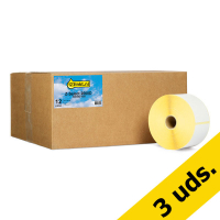 Pack: 3x Zebra Z-Select 2000D (800262-405) etiquetas 57 x 102 mm (12 rollos) (marca 123tinta) 800262-405C 650742