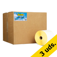 Pack: 3x Zebra Z-Select 2000D (800264-305) etiquetas 102 x 76 mm (12 rollos) (marca 123tinta) 800264-305C 650724