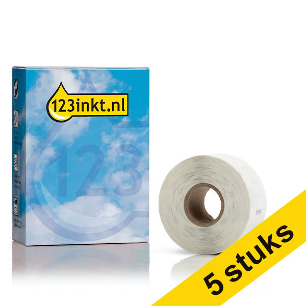 Pack: 5x 123tinta rollos de etiquetas de dirección anchas Dymo 1983172 653088 - 1
