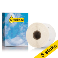 Pack: 5x Dymo 1933084 etiquetas multifuncionales duraderas (marca 123tinta) 1933084C 650615